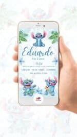 Convite Digital Stitch - Imagem 2