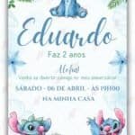 Convite Digital Stitch