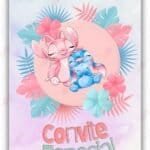 Convite Animado Plus Stitch e Angel