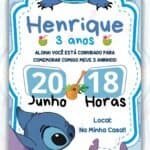 Convite Digital Stitch