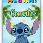 Convite Animado Plus Stitch