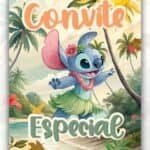 Convite Animado Plus Stitch
