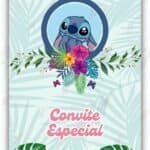 Convite Animado Plus Stitch