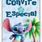 Convite Animado Plus Stitch