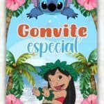 Convite Animado Plus Lilo e Stitch