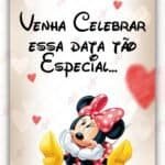 Convite Animado Plus Minnie Vermelha
