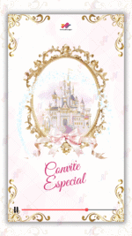 Convite Animado Plus Princesas Disney
