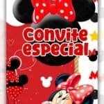 Convite Animado Plus Minnie Vermelha