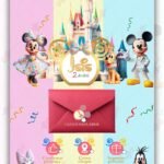 Convite Interativo Gold Plus Disney