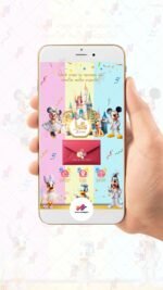 Convite Interativo Gold Plus Disney - Imagem 2