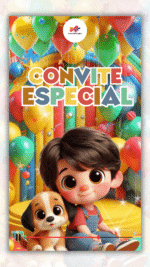 Convite Animado Plus Bento e Totó