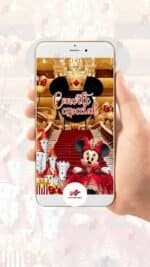 Convite Animado Plus Minnie Vermelha - Imagem 2