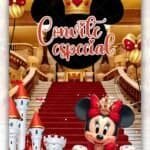 Convite Animado Plus Minnie Vermelha