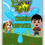 Convite Animado Plus Bento e Totó