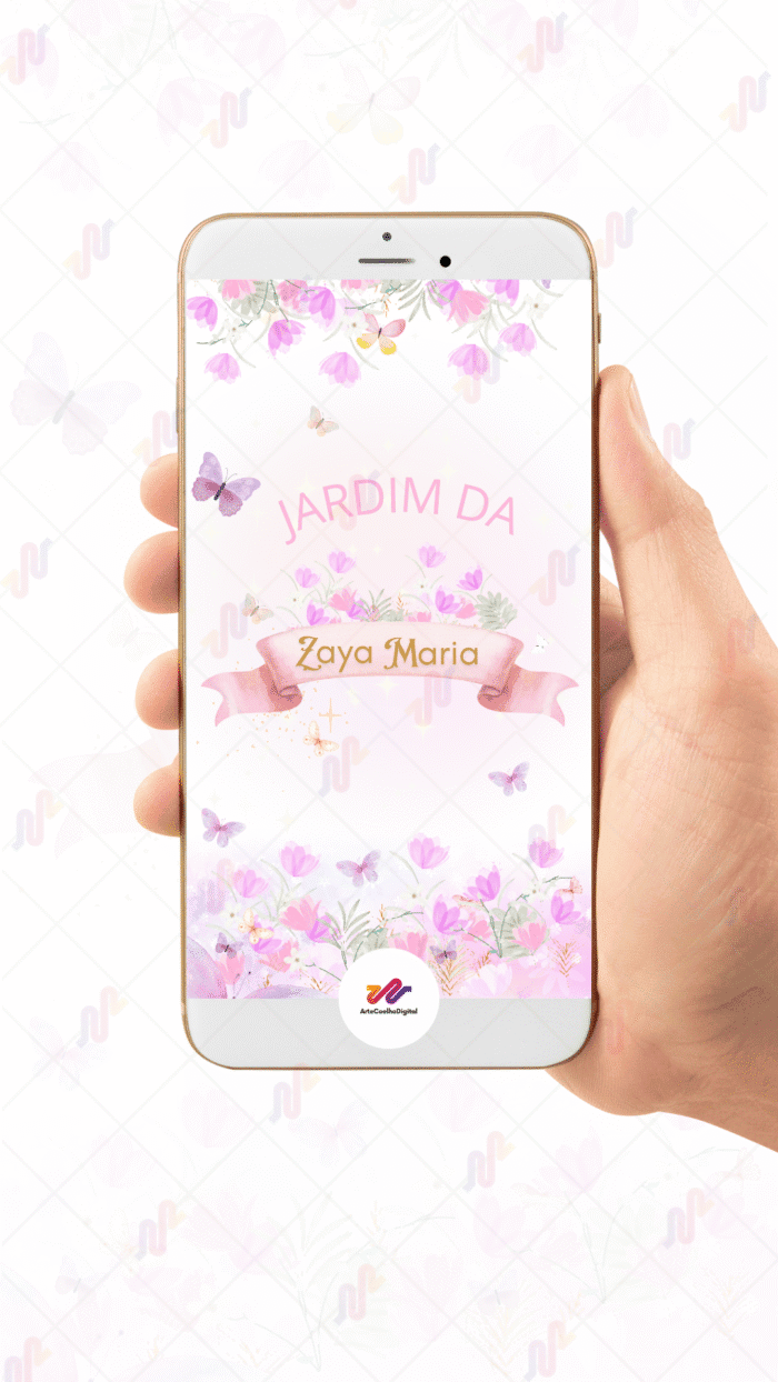 Convite Animado Plus Jardim Encantado - Imagem 2