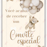 Convite Animado Plus Chá Reveleção