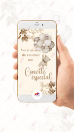 Convite Animado Plus Chá Reveleção - Imagem 2